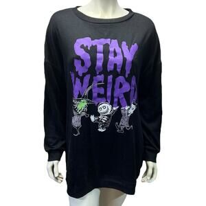 Nightmare Before Christmas 'Stay Weird' Pullover Sweater